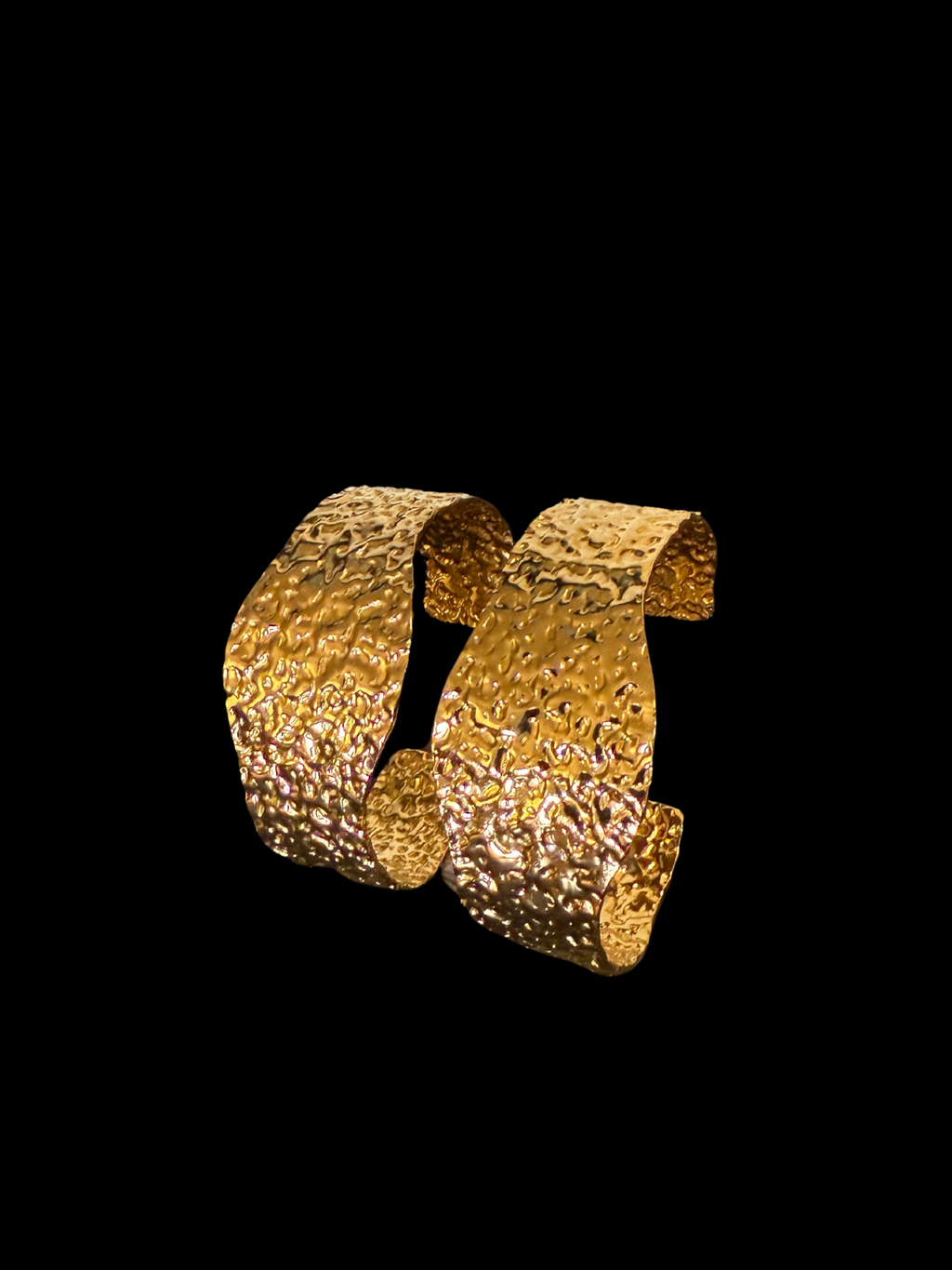 Moon Rock Cuff - Gold