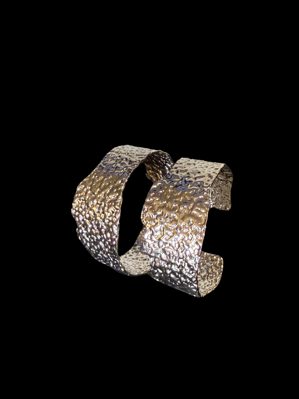 Moon Rock Cuff - Silver